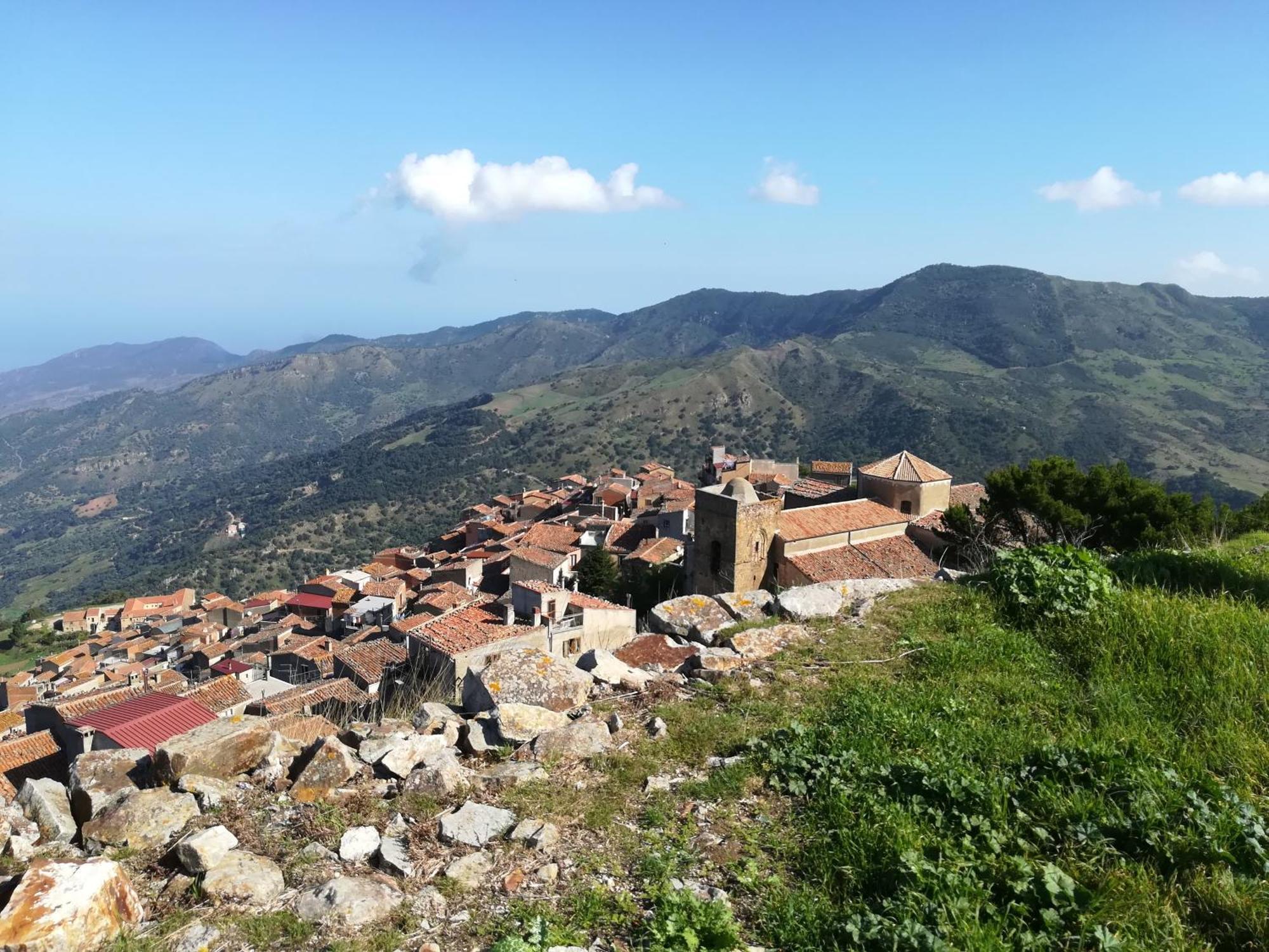 Casa Panoramica Castelverde San Mauro Castelverde Ngoại thất bức ảnh